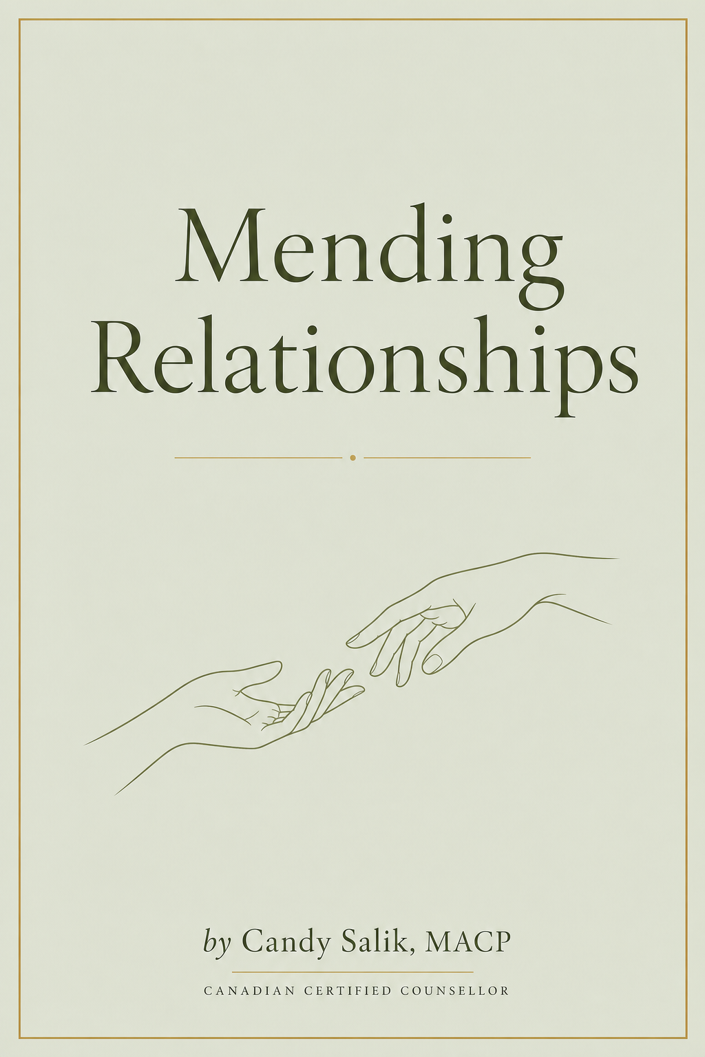 Mending Relationships Workbook cover
